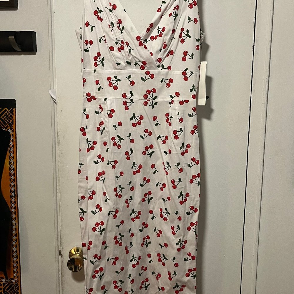 Marilyn Monroe style Cherry Print Dress